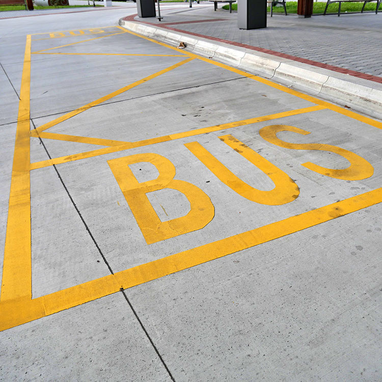 Horizontal traffic signage