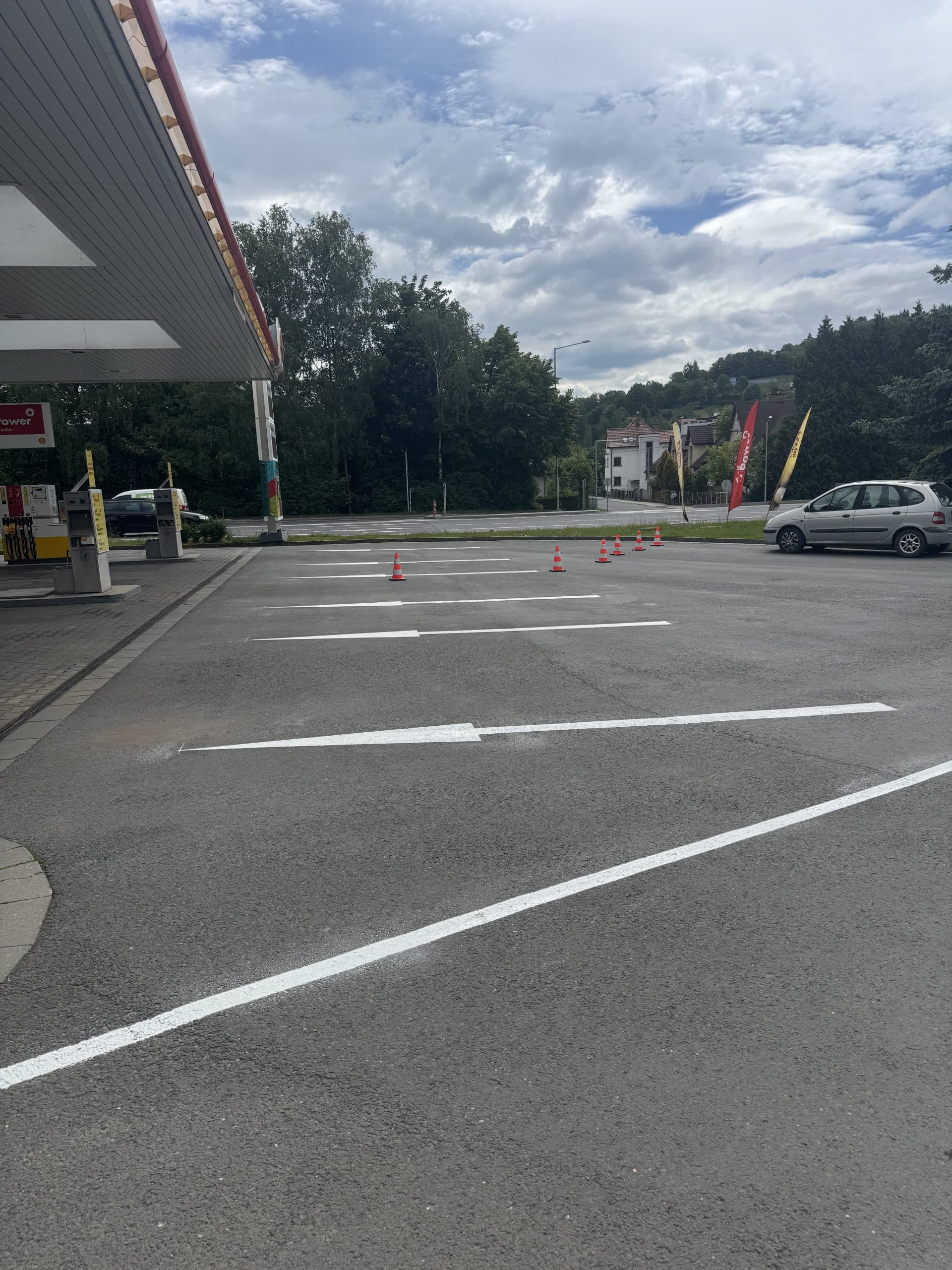 obnova dopravního značení SHELL Vsetín